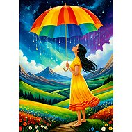 ENJOY Rainbow umbrella 1000 pieces - Jigsaw Puzzle