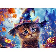 ENJOY Malá čarodějnická kočka 1000 dílků - Jigsaw Puzzle