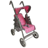 Sparkys Baby stroller golf - pink/grey - Doll Stroller