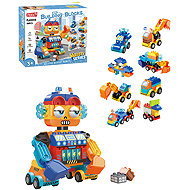 Feelo Construction Kit Digger Robot, 88 Pieces - Building Set
