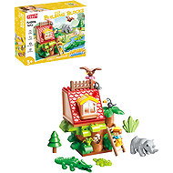 Feelo Tree House with Animals Building Kit, 76 Pieces - Building Set