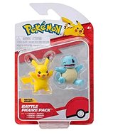 Pokémon figures Pikachu and Squirtle 5 cm - Figure