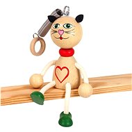 Krokido Cat with heart on spring - Figure