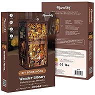 Figured ART Book Nook Kit - The Magical Library - 3D Puzzle