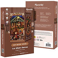 Figured ART Book Nook Kit - Cat Agency - 3D Puzzle