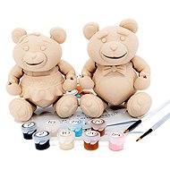 FlexiFriends Bears, Creative Figurine Painting Set - Paintable Figurine