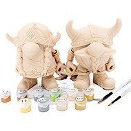 FlexiFriends Vikings, Creative Figurine Painting Set - Paintable Figurine
