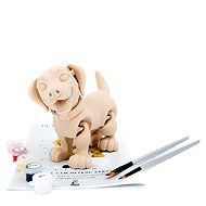 FlexiFriends Labrador Dog, Creative Set - Paintable Figurine