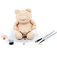 FlexiFriends Bear Girl, Creative Set - Paintable Figurine