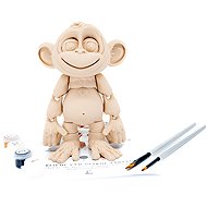 FlexiFriends Monkey, Creative Kit - Paintable Figurine