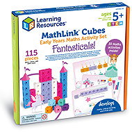 Learning Resources MathLink Cubes Early Maths Activity Set – Fantasticals - Educational Toy