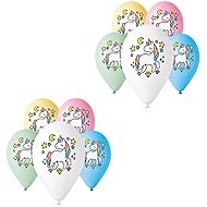 Godan 30cm, assorted colours, unicorn 10pcs - Balloons