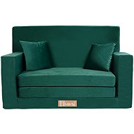 Flumi Children's sofa bed bottle green - Children's sofa