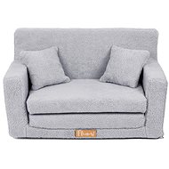 Flumi Children's sofa bed Boucle grey - Children's sofa