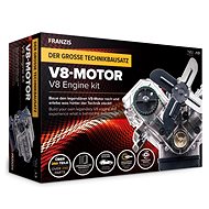 Franzis 1:3 scale model construction kit of a V8 engine with sound module - Building Set
