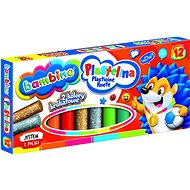 KIK KX5483 Bambino Plasticine square 12 colours - Modelling Clay
