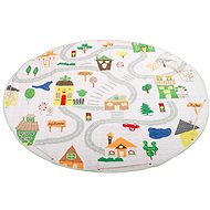 KIK Cotton play blanket city 144 cm - Play Mat