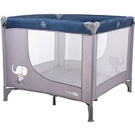 FreeON Baby playpen Elephant, grey/blue - Baby Playpen
