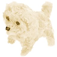 Vergionic 0477 Interactive dog walking and barking beige - Interactive Toy