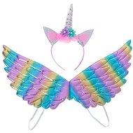 Kik Children's unicorn costume, rainbow - Costume Accessory