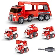 Bavytoy - Set of fire trucks with screwdriver - Toy Car Set