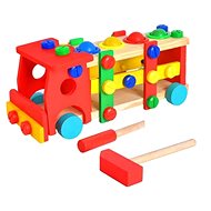 ISO 6580 Wooden assembly car hammering - Pounding Toy