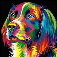 KIK KX5259 Diamond painting 5D - Dog - Painting by Numbers