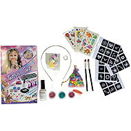 Toybit Glitter tattoo set with jewels and stickers 18 pcs - Temporary Tattoo