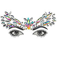 FunCo self-adhesive eye mask Rhinestones crystal - Costume Accessory