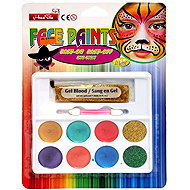 FunCo Children's face and body paint set Metallic, 10 pcs - Face Paint