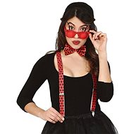 Guirca Ladybug glasses, braces and bow tie set - Party Accessories