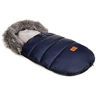 HappyBee Trinity blue/grey winter sling - Stroller Footmuff