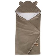 ECO wrapping pouch VELVET Fox 110 × 100 cm - Car Seat Footmuff