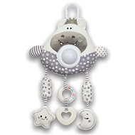 Funmuch Plush Hippo for stroller with light and music - Pushchair Toy
