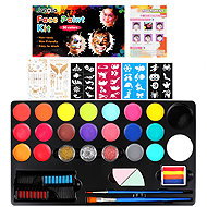 FunCo Large set of face and hair colours with accessories Luxury 102 pcs - Face Paint