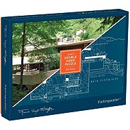 GALISON Double-sided puzzle Frank Lloyd Wright Fallingwater 500 pieces - Jigsaw Puzzle