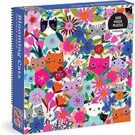 GALISON Square puzzle Blooming Kittens 500 pieces - Jigsaw Puzzle