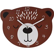 H&L Dětské nástěnné hodiny Forest, medvěd - Wall Clock