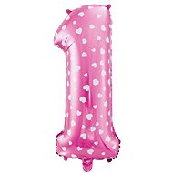 GoDan Inflatable digits '1' pink 61 cm - Balloons