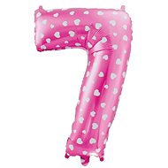 GoDan Inflatable digits '7' pink 61 cm - Balloons