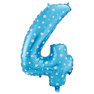 GoDan Inflatable digits '4' blue 61 cm - Balloons