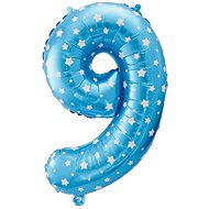 GoDan Inflatable digits '9' blue 61 cm - Balloons