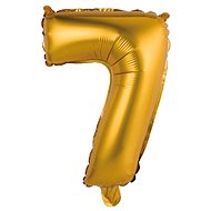 GoDan Inflatable balloon number '7' gold, 35 cm - Balloons