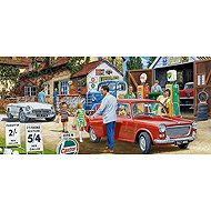 GIBSONS Panoramic puzzle Refueling before the trip 636 pieces - Jigsaw Puzzle