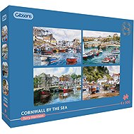 Gibsons Cornwall by the Sea 4 × 500 pieces - Jigsaw Puzzle