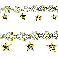 Widmann Garland HAPPY NEW YEAR gold - Garland