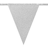 Boland Glitter paper garland silver new year's eve - Garland