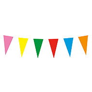 Boland Paper garland coloured flags 10 m - Garland
