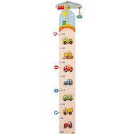 GOKI Wooden Growth Meter Vehicles 96 cm - Child Growth Chart