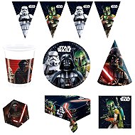 GODAN Star Wars Birthday Set, 12 people, 78 pieces - Party Accessories